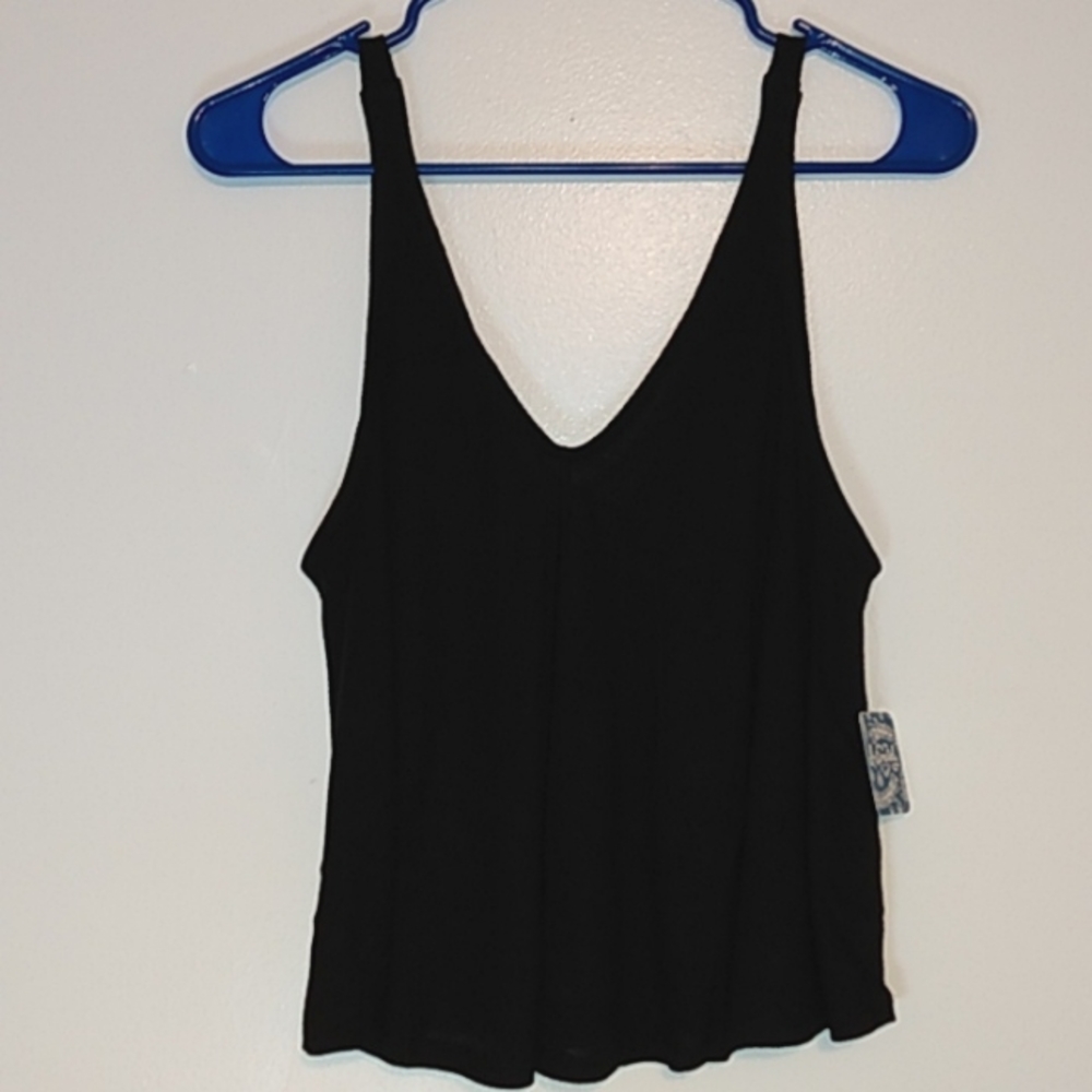 Free People Black Tank Top